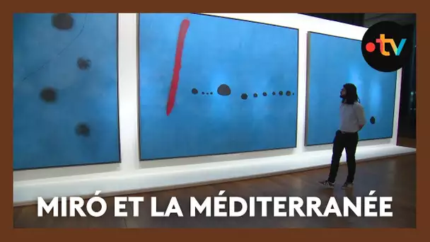 Le triptyque bleu de Joan Miró exposé au Mucem