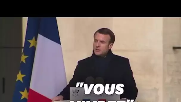 Aux Invalides, Macron rend hommage à Jean Daniel par un "éditorial d'adieu"