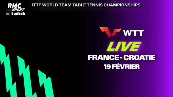 🏓 (Tennis de Table) Championnats du monde par Équipes France V Croatie