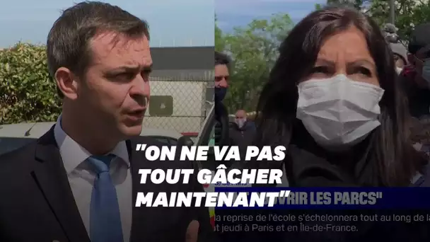 Véran dit non à Hidalgo qui réclamait l’ouverture des parcs à Paris