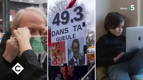 Le 5 sur 5 : le coronavirus et les médias - C à Vous - 03/03/2020