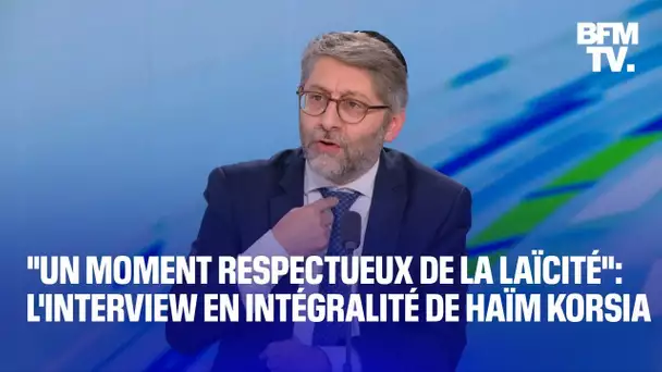 "Un moment respectueux de la laïcité": l'interview en intégralité du grand Rabbin de France