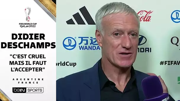 🏆🗨️ Didier Deschamps : "C'est cruel mais il faut l'accepter..."