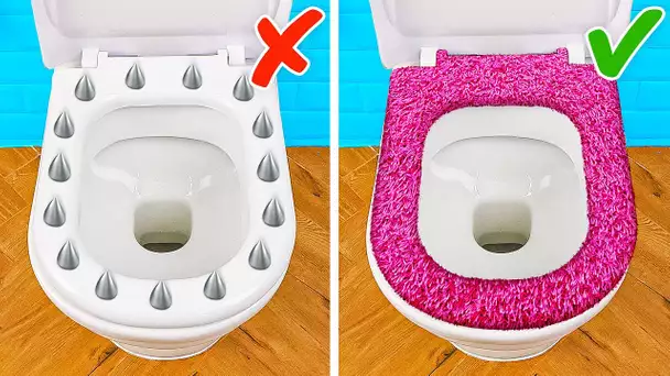 ASTUCES ET GADGETS BRILLANTS POUR LA SALLE DE BAIN QUE TU DEVRAIS ESSAYER