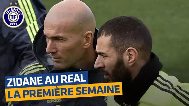 Real Madrid : la première semaine de Zidane entraîneur