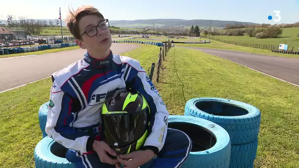 Clerval : Enzo Gal, 14 ans, champion de karting et espoir du sport automobile français