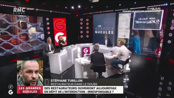 "Faut-il s'immoler en place publique pour que l'Etat comprenne ?!'  Stéphane Turillon, restaurateur