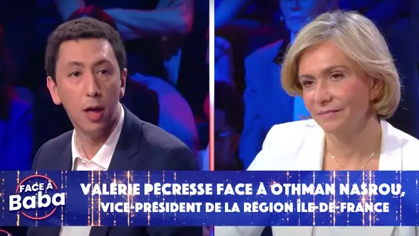 Valérie Pécresse face à Othman Nasrou, vice-président de la Région Île-de-France