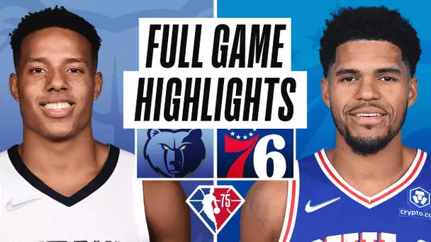 GRIZZLIES at 76ERS | FULL GAME HIGHLIGHTS | January 31, 2022