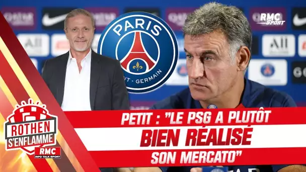 Ligue 1 : "Le PSG a plutôt bien réalisé son mercato", estime Petit