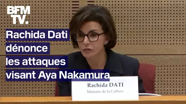 Rachida Dati dénonce les attaques visant Aya Nakamura