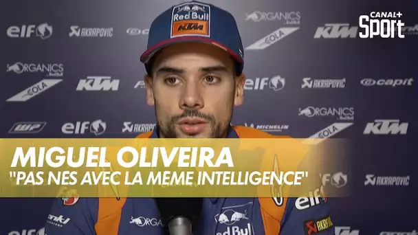 Oliveira « Nous ne sommes pas tous nés avec la même intelligence »