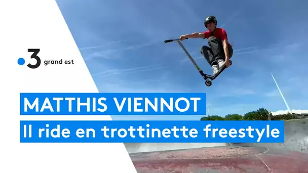 Matthis Viennot, champion de trottinette freestyle pro