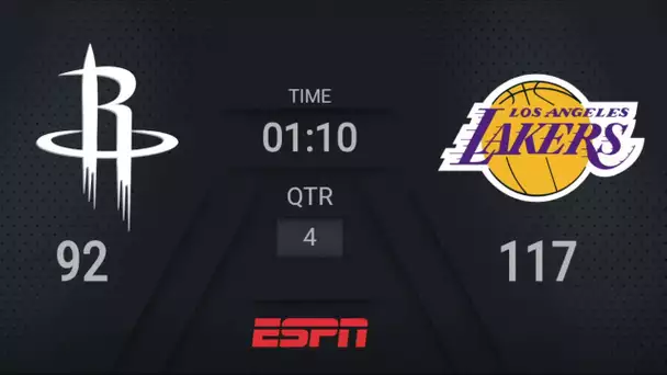 Rockets @ Lakers | NBA on ESPN Live Scoreboard | #WholeNewGame