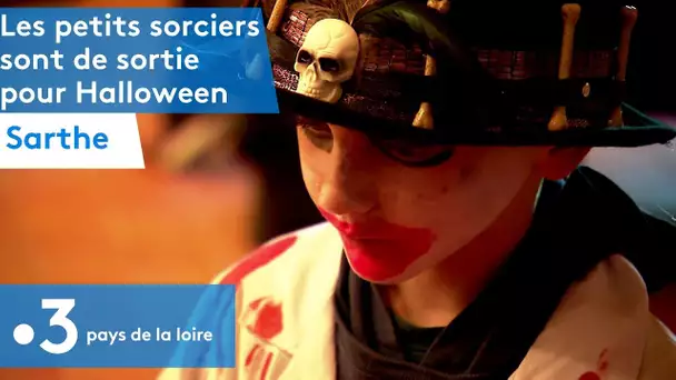 Asnières-sur-Vègre : Pour halloween "les petits sorciers" sont de sortie