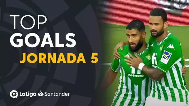 Todos los goles de la jornada 5 de LaLiga Santander 2021/2022