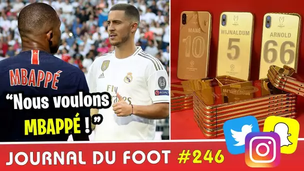 HAZARD présenté... les fans réclament MBAPPÉ ! Joli cadeau aux joueurs de Liverpool