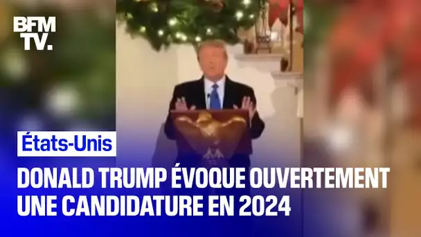 Donald Trump évoque ouvertement une candidature en 2024