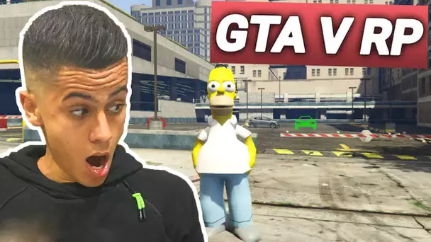 GTA 5 RP TROLL : HOMER ET MARGE SIMPSON DEBARQUENT EN VILLE !