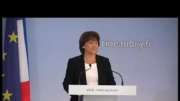 Martine Aubry candidate pour l&#039;élection de 2012