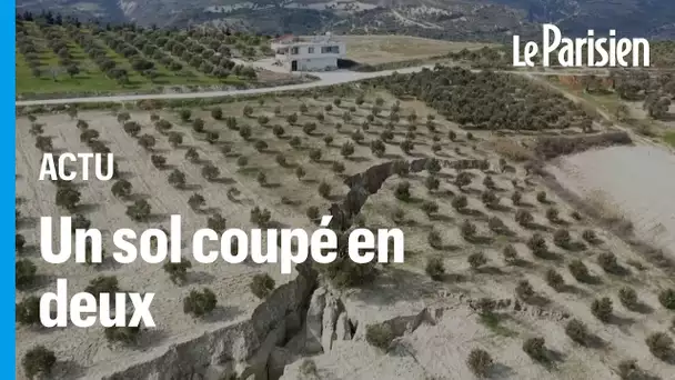 Séismes en Turquie en Syrie : des paysages fissurés par les tremblements de terre