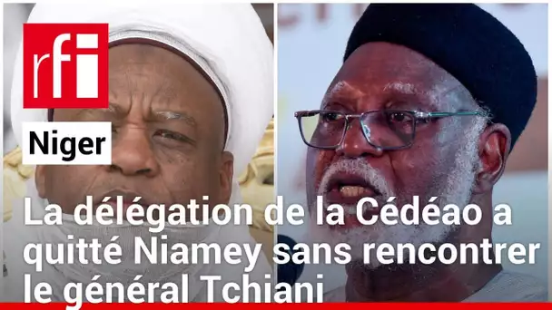Niger: la délégation de la Cédéao a quitté Niamey sans rencontrer le général Tchiani • RFI
