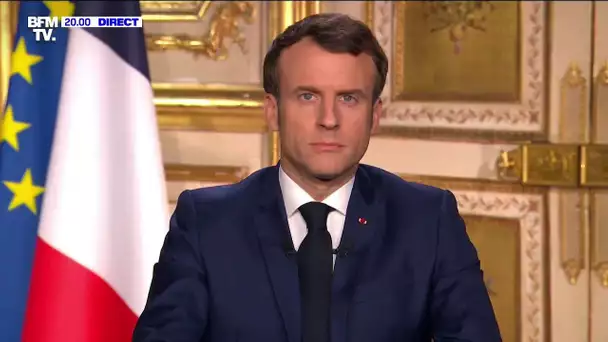 Revoir l'intégralité de l'allocution aux Français d'Emmanuel Macron