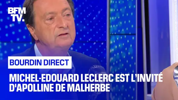 Michel-Edouard Leclerc face à Apolline de Malherbe en direct