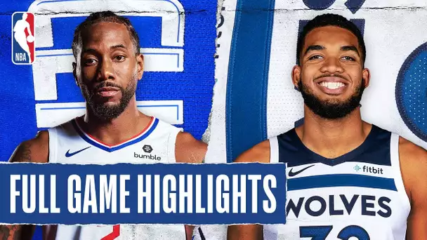 CLIPPERS at TIMBERWOLVES | FULL GAME HIGHLIGHTS | February 8, 2020