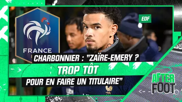 Équipe de France : "Zaïre-Emery ? Trop tôt pour en faire un titulaire", tempère Charbonnier