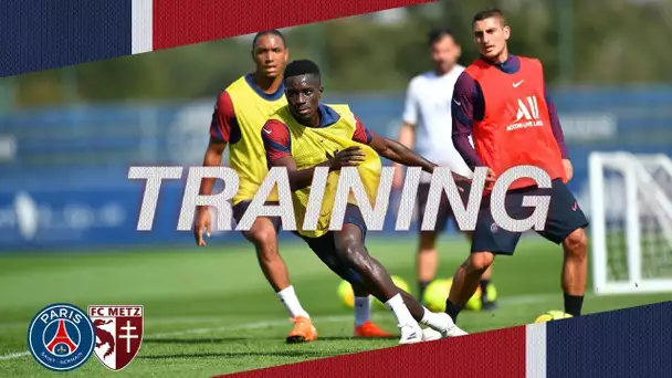 ⚽️ L'entraînement avant Paris Saint-Germain v FC Metz 🔴🔵