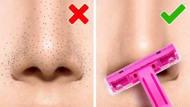 NOUS AVONS TESTÉ DES ASTUCES DE BEAUTÉ VIRALES ! CONSEILS DE BEAUTÉ BRILLANTS