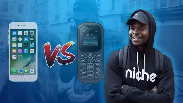 IPHONE 7 VS VIEUX TÉLÉPHONE