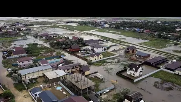 De fortes inondations frappent la région de Krasnodar en Russie