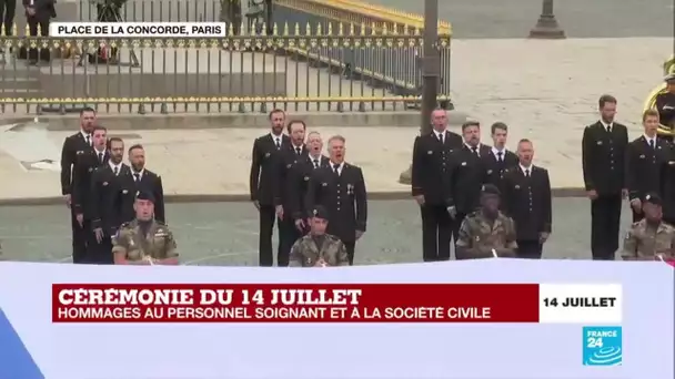 14 juillet : la Marseillaise et la patrouille de France pour terminer une cérémonie inédite