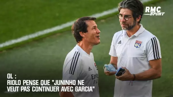 OL : Riolo pense que "Juninho ne veut pas continuer avec Garcia"