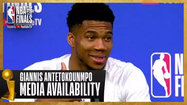 Giannis Antetokounmpo #NBAFinals Media Availability | July 13th, 2021