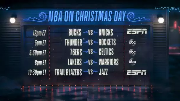 The NBA Lights Up Christmas Day