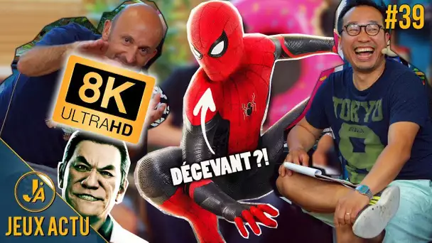 Une télé 8K à 17 000€, débat sur Spider-Man Far From Home, Judgement le test - JEUXACTU #39