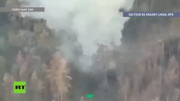 Coup au but : un char des forces armées ukrainiennes touché par l’artillerie