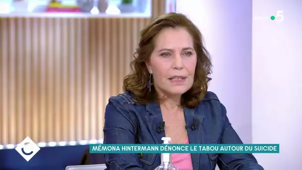 Mémona Hintermann dénonce le tabou autour du suicide - C à Vous - 20/05/2021