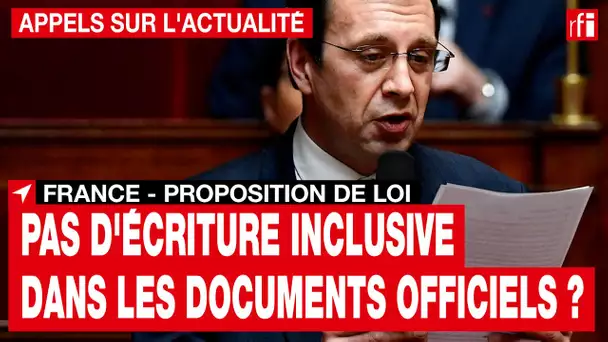 France : pas d'écriture inclusive dans les documents officiels ?