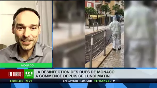 Désinfectant dans les rues de Monaco, une substance nocive ?