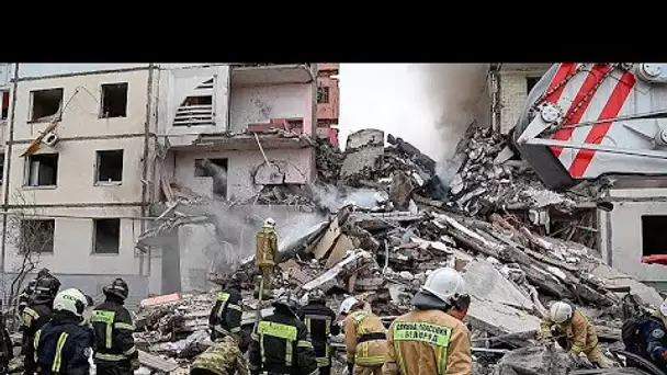 Au moins 15 morts dans l’effondrement d’un immeuble après une frappe ukrainienne à Belgorod