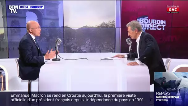 Eric Ciotti face à Jean-Jacques Bourdin
