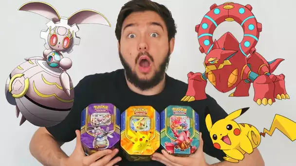 Ouverture des 3 POKEBOX VOLCANION EX ! PIKACHU EX ! MAGEARNA EX ! EPIC POKEMON LEGENDAIRE !!