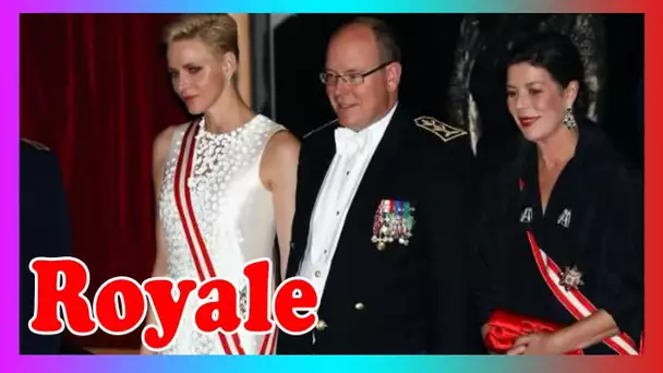 Charlène de Monaco et le prince Albert reflétés d@ns l'histoire de la princesse Caroline