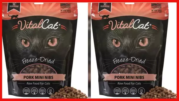 Vital Essentials Freeze Dried Cat Food, Mini Nibs