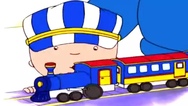 Caillou et le Train | Caillou | Les dessins animés pour enfants | WildBrain pour les enfants