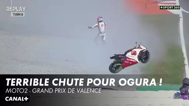 L'énorme chute d'Ogura qui perd toute chance de titre ! - Grand Prix de Valence - MotoGP